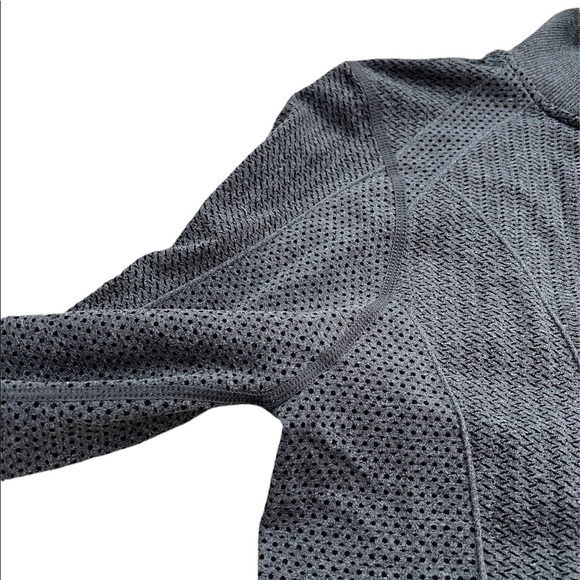 Lorna Jane Active Seamless Gray Charcoal‎ Athletic Zip Jacket Sweater - Picture 7 of 15